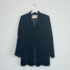 HUGO BUSCATI | Vintage Crushed Velvet Blazer | 12